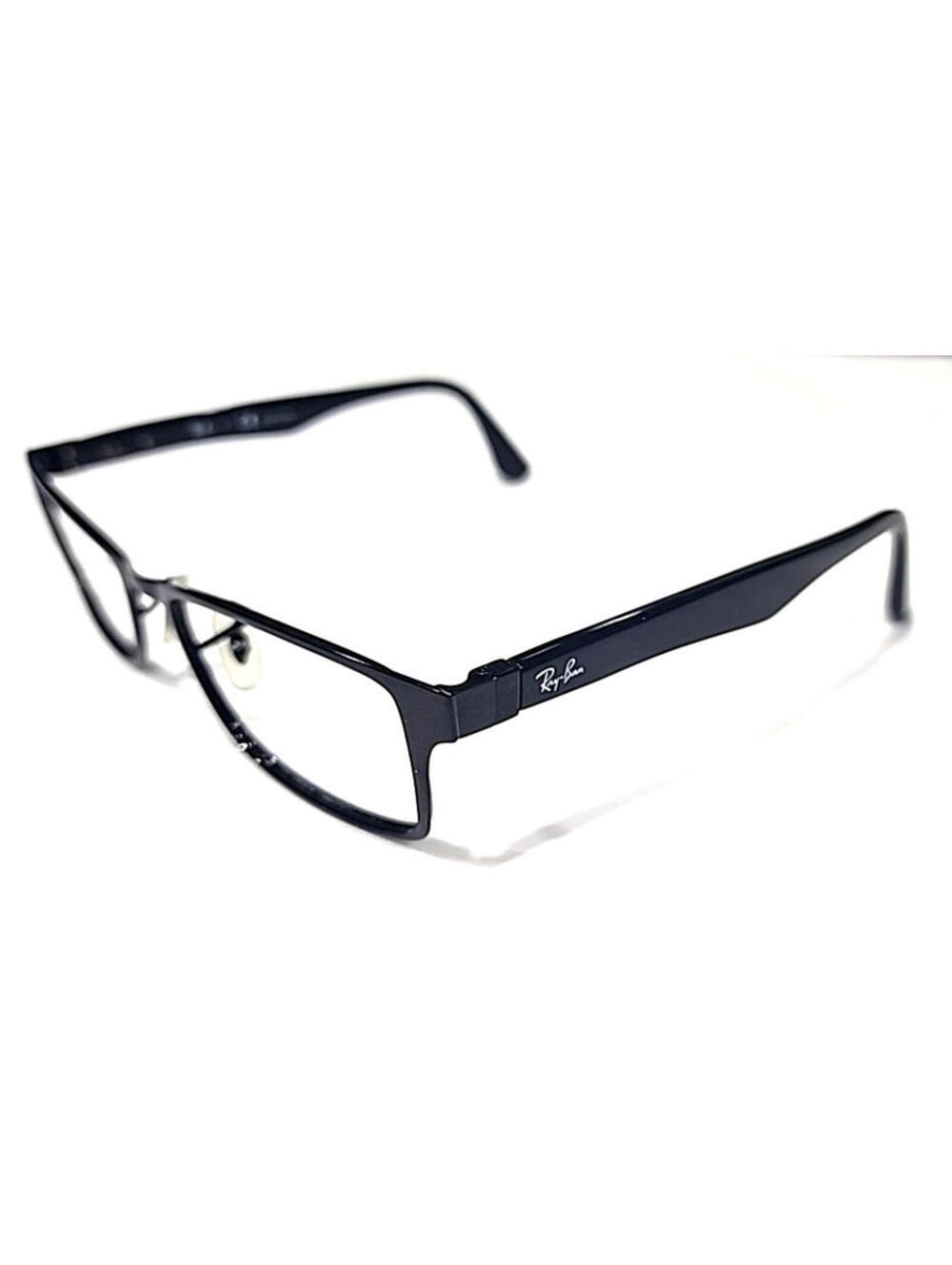 Ray Ban RB6238 2509 Black Metal Rectangle Eyeglasses 53-17 145 RG